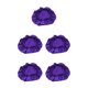 thumbnail image 3 of Jumpingount Gorro de pelo para mujer, gorro de dormir de satén de una sola capa, bufanda para la cabeza, gorro para dormir, gorro a la moda, turbante, Púrpura 5piezas Jumpingount CBP220566, 3 of 6