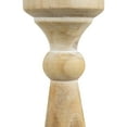 thumbnail image 5 of Two Tone Wooden Pedestal Pillar Candle Holder - 12", 5 of 6