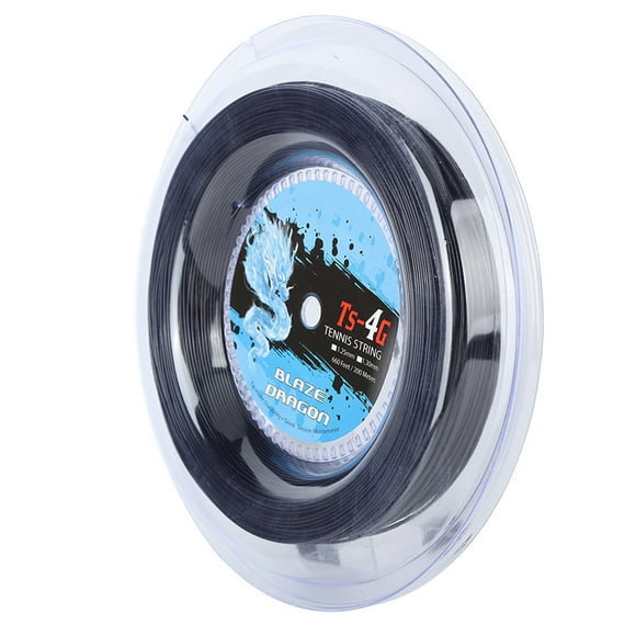 200m Reel Tennis String, TS 4G Reel Tennis String Line Polyester Tennis String Reel For Gym Sport Outdoor