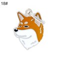 thumbnail image 2 of Flmtop Anti-Lost Pet Dogs ID Tag Collar Nameplate Pendant Key Chain Ring Bag Ornament 18#, 2 of 9