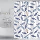 thumbnail image 2 of 1 cortina de ducha con diseño de pez bonito, cortina de baño antimoho, cortina de baño de poliéster impermeable, 180x180cm JAMW Sencillez, 2 of 5