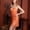 Orange, variant on Helii Women's Satin-Like Silky Cowl Neck Slip Nightgown Sleeveless Adjustable Spaghetti Strap Slit Mini Nightdress Summer Elegant Loungewear Short Dress in 15 Colors Soft Lightweight