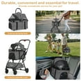 3 In 1 Pet Stroller With Detachable Storage Basket 4 All-Terrain