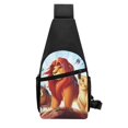 thumbnail image 3 of The Lion King Crossbody Backpack Sling Bag for Men Women One Shoulder Chest Bags Gym Sport Travel Hiking Daypack, 3 of 6