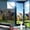 Tinted Black, variant on Window Privacy Film One Way Daytime Privacy Static Cling Sun Blocking Anti UV Reflective Window Tint for Home and Office, Tinted Black, 17.5 inch X 78.7 inch