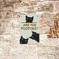 thumbnail image 6 of Noete Are You Pooping Tin Sign Vintage 8x12 Inch Funny Bathroom Wall Decor, Retro Restroom Art for Living Room, Toilet & Home Humor Sign, 6 of 8