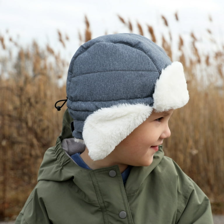 Jan & Jul Toasty-Dry Trapper Winter Hat - Heather Grey Jan & Jul Toasty-Dry Trapper Winter Hat - Heather Grey