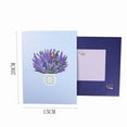 thumbnail image 3 of PFFRIZ Creative 3D Mother's Day Greeting Card, 1pc Lavender Vase Hand-made Greeting Card, Mothers Day Bouquet Pop Up Greeting Card Clearance, 3 of 7