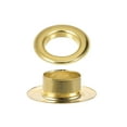 thumbnail image 3 of 300 Sets 6mm 1/4" Hole Copper Grommets Eyelets Gold Tone for Fabric Leather Canvas Curtain, 3 of 6