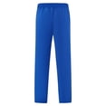 thumbnail image 5 of XDZJLR Mens Pants Casual Fashion Straight Solid Color Drawstring Trendy Leisure Comfortable Trousers, 5 of 5