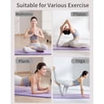 thumbnail image 5 of YR Yoga Mat Thick 20mm 76"X24" NBR Exercise Mat for Home Gym Pilates Workout Training Gym Mat with Carry Bag, 5 of 6