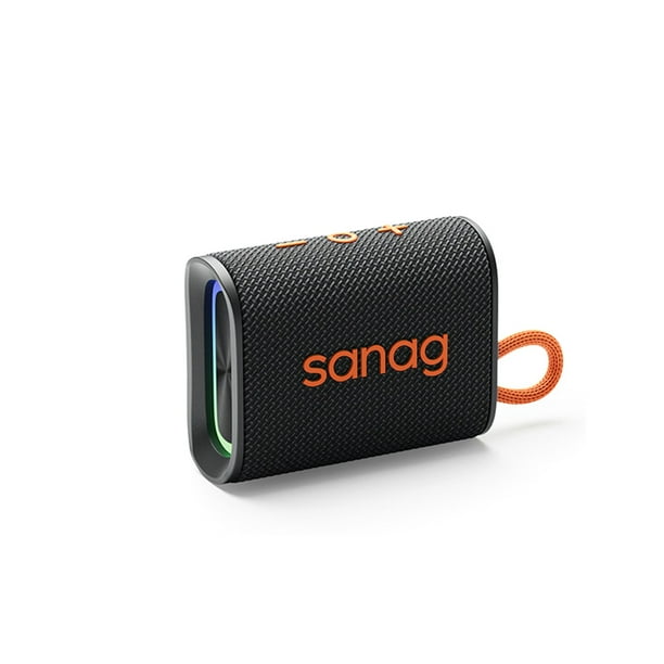Injueey Caja de sonido ABS Sanag, inalámbrico, compatible con Bluetooth, elegante, manos libres, alimentado por batería, carga USB, altavoz para Electrodomésticos Negro Injueey HA073259-01