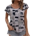 thumbnail image 1 of T-shirts pour Femmes Coupe Ample T-Shirt à Col Rond Imprimé à Manches Courtes Coupe Ample pour Femmes T-Shirts pour Femmes Coupe Ample T-Shirts pour Femmes Coupe Ample, 1 of 6