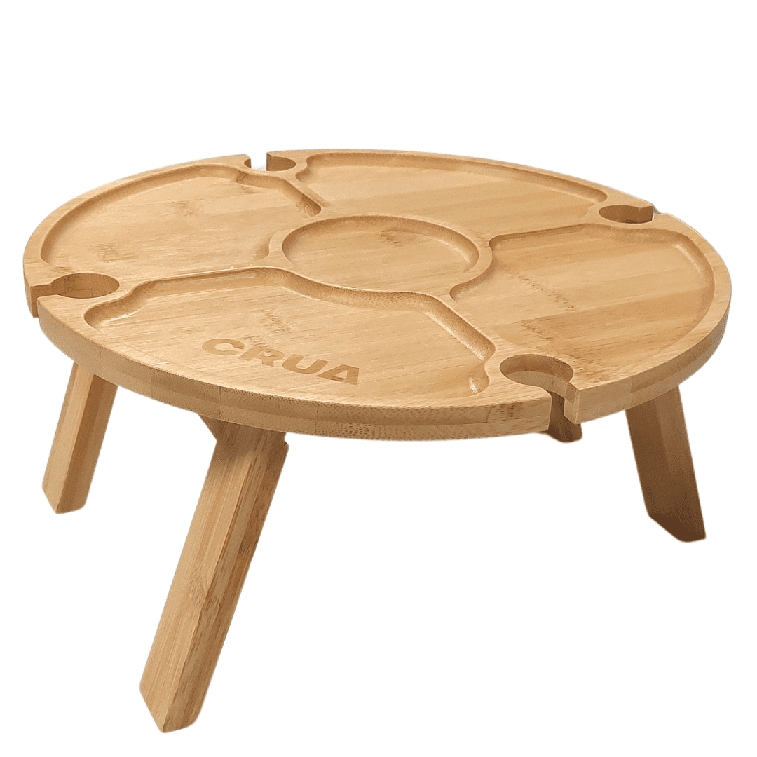 Crua Outdoors Mini Picnic Table 11.8'' x 11.8'' x 6'' Made of Strong