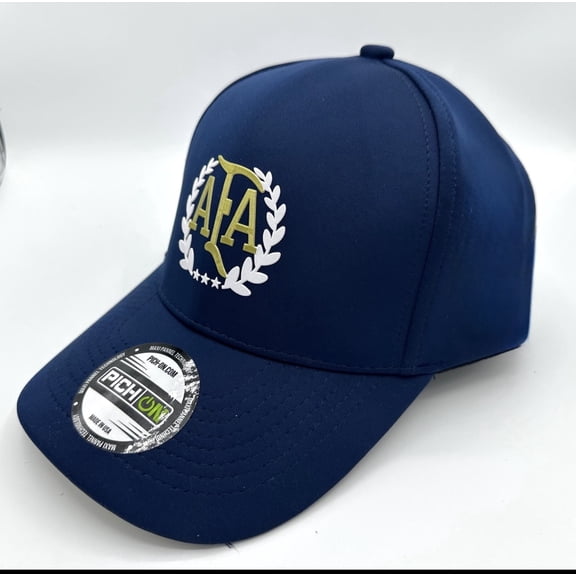 Navy Blue Soccer Fan Hat – Adjustable Snapback Cap, Argentina Style Inspired, Lightweight Sport Baseball Cap