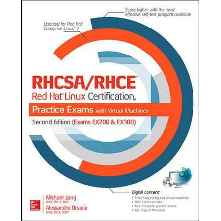 RHCSA/RHCE Red Hat Linux Certification Practice Exams With Virtual Machines