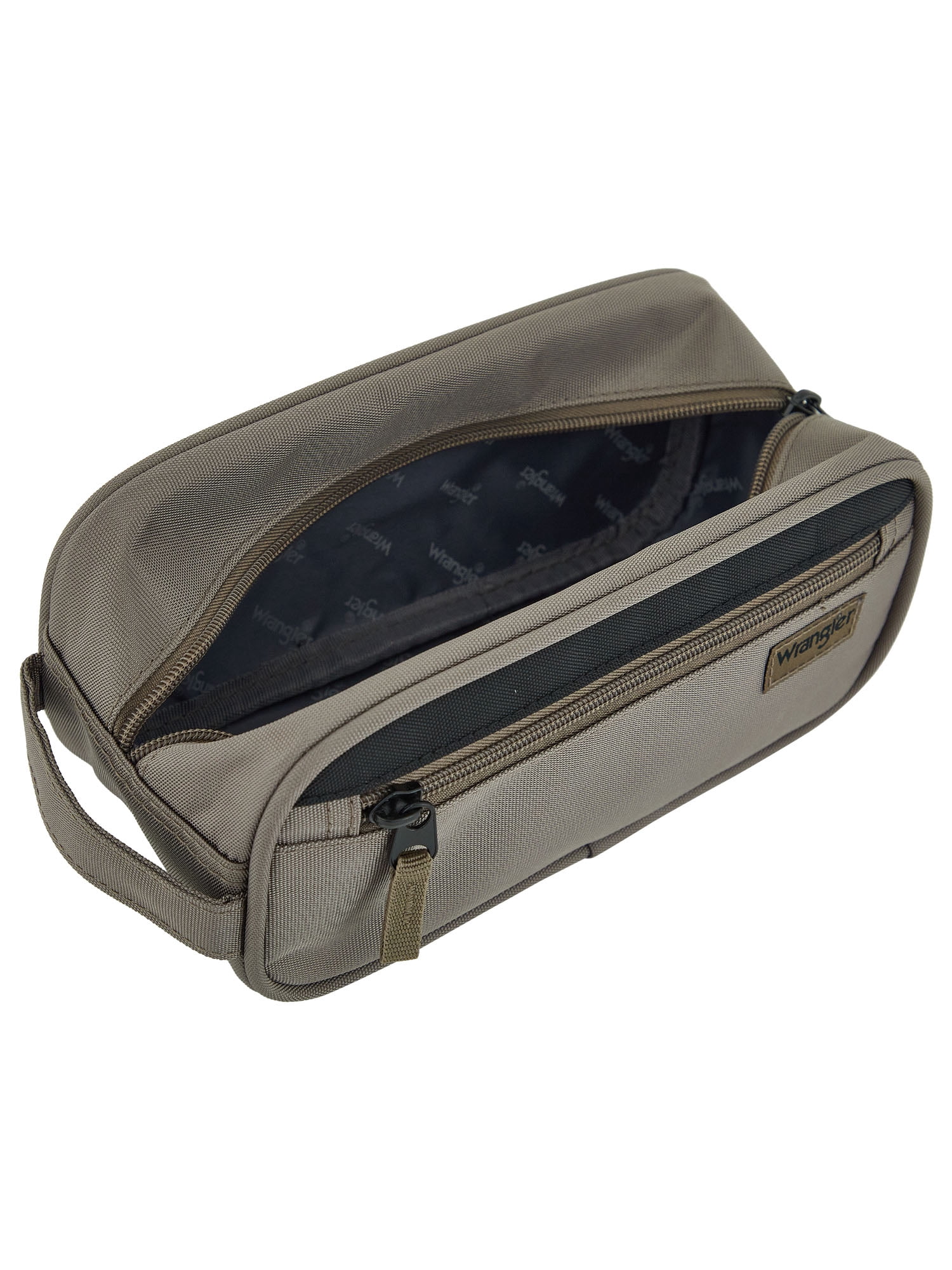 Wrangler 9-inch Toiletry Travel Kit, Fallen Rock Brown
