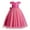 Hot Pink, variant on Odeerbi Girls Dress Baby Girls Clothes Kids Dress Sleeveless Princess Dress Butterfly Sequin Mesh Dress Tufted Dress Hot Pink