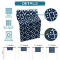 thumbnail image 7 of Moroccan Pattern Dark Blue Geometric Table Runner Home Wedding Table Mat Centerpieces Decoration Party Dining Long Tablecloth, 7 of 7