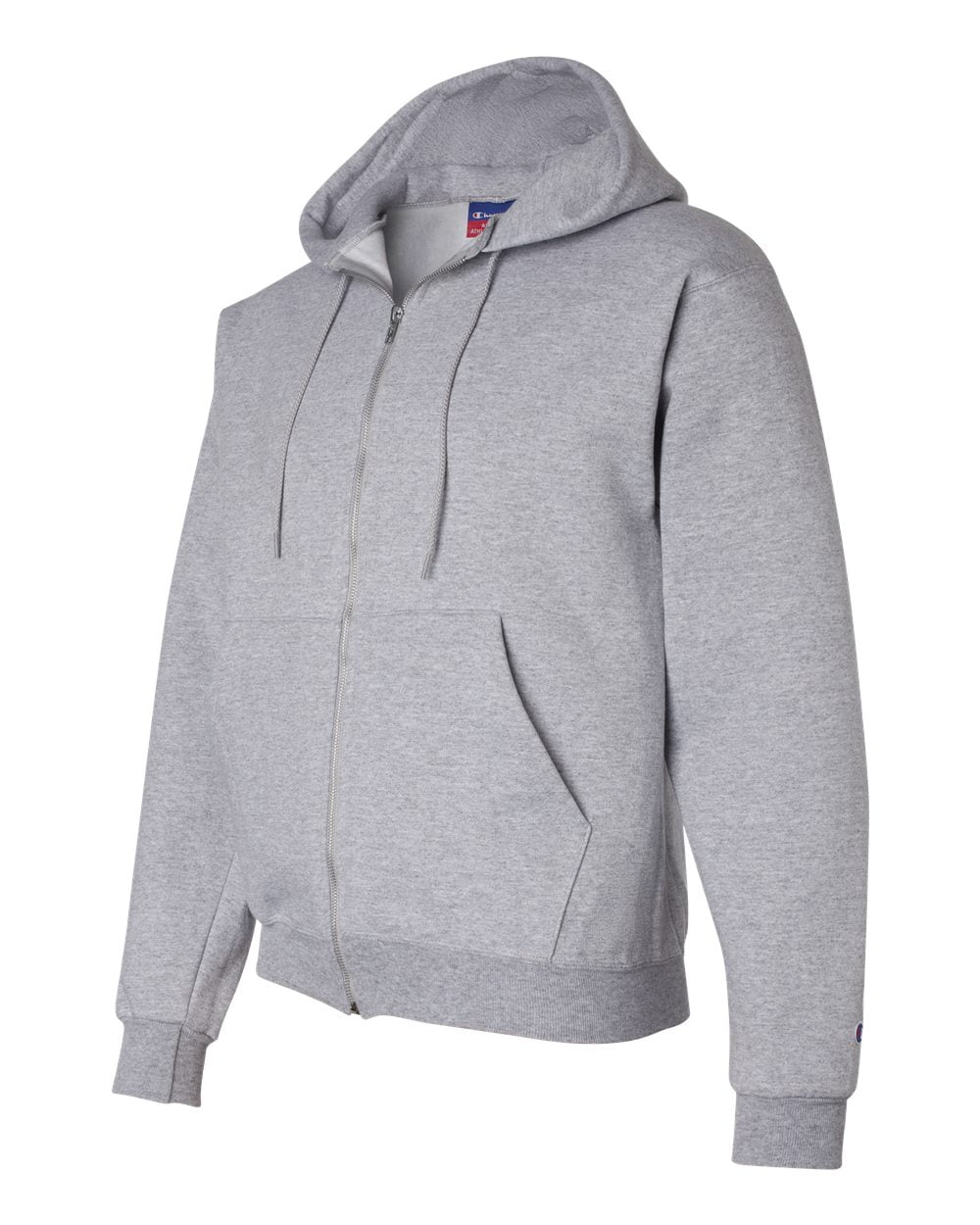 champion full zip long sleeve sweatshirt