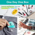 thumbnail image 2 of Pill Organizer 2 Times a Day, Weekly Pill Box AM PM Daily Pill Cases Medicine Box, 2 of 4