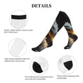 thumbnail image 5 of Picia Golden White Fire Dragon Printed Sports Compression Socks - 15-20mmHg Graduated Compression, High-Performance Soft and Breathable Socks for Men and Women, 5 of 5