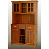 Buffet of Buffet with Wood Top and Hutch by Homestyles
