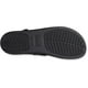 thumbnail image 3 of Sandalias de cuña Crocs Brooklyn tejidas de cuña baja negras para mujer, 3 of 7