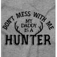 thumbnail image 2 of Don't Mess With Me Daddy's A Hunter Bodysuit Jumper Girls Infant Baby Brisco Brands NB, 2 of 6