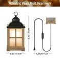 thumbnail image 7 of Sziqiqi Wax Melt Warmer with Timer - 2 in 1 Farmhouse Scented Decorative Candle Warmer Lantern with Lid for Home Decor, 8" Rustic Medium Electric Cute Fragrance Wax Cubes Tarts Burners, 7 of 7