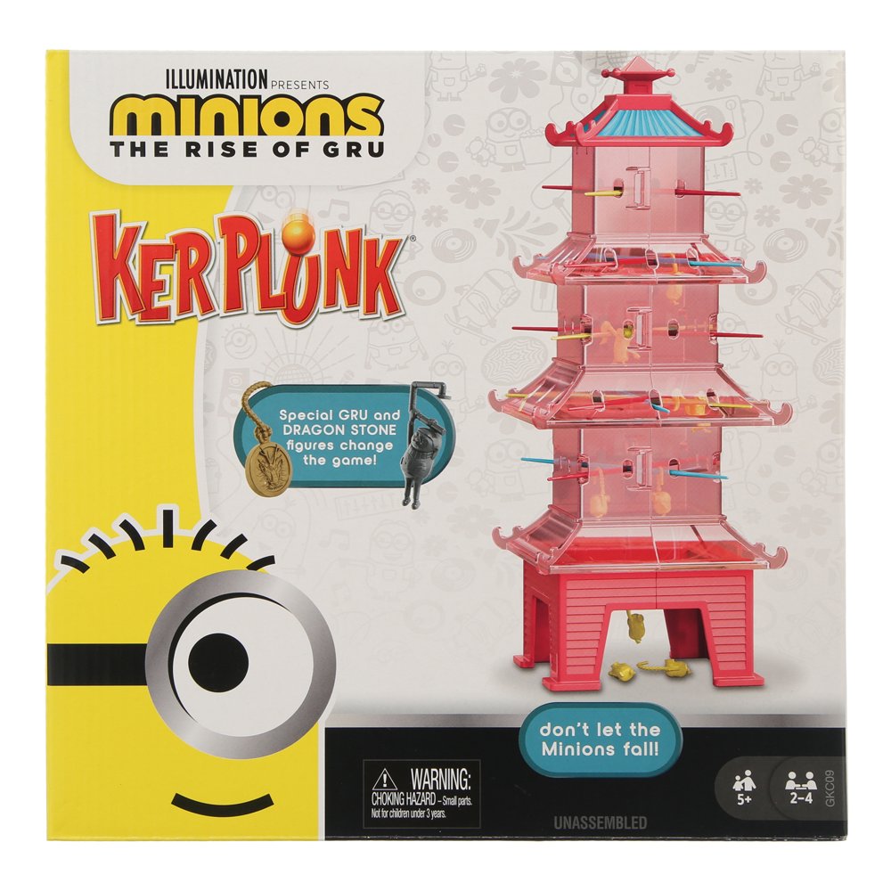 Kerplunk Kids Game Featuring Minions The Rise Of Gru, For 5 Year Olds