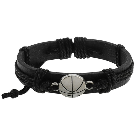 WRITWAA Sports Bracelets for Boys, Black Pattern, Novelty Design, 1 Pack