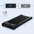 thumbnail image 3 of Topcobe 2.25 HP Walking Pad with LED Display and Remote Control, Portable Under Desk Treadmill, Black, 3 of 8