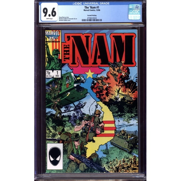 Collectible The 'Nam #1 - CGC 9.6 Comic Book