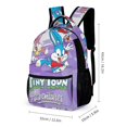 thumbnail image 2 of Tiny Toon Adventures Mochila Escolar para Niños y Niñas, Mochila Infantil de Alta Calidad Ligera, Grande y Duradera 43x15x32cm, 2 of 6