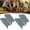 Gray, variant on Imitation Stone Garden Fence - DIY Garden Edging Border, Decorative Landscape Edging Interlocking Plastic Lawn for Flower Bed, Pathway, DIY Outdoor Yard Decor, Weather Resistant (10, Brick Red)