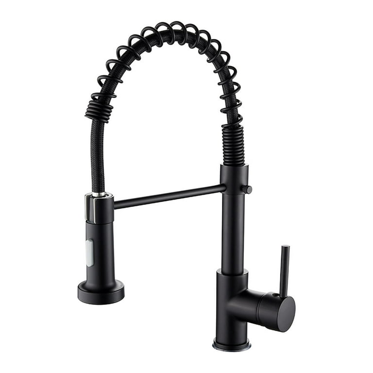 Modern Chrome Finish Pull Out Spring Kitchen Faucet Rotating Spout Sink Mixer Tap Modern Chrome Finish Pull Out Spring Kitchen Faucet Rotating Spout Sink Mixer Tap
