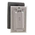 thumbnail image 1 of White Single Gang Weatherproof GFCI Box Cover, 1 of 1
