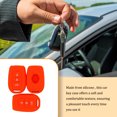 thumbnail image 3 of Injueey Funda de silicona segura y moderna para llave de coche de 3 piezas con textura suave para mayor comodidad Electrónica naranja, 3 of 6