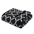 thumbnail image 2 of Madison Park Couverture Ogee Surdimensionnée Noire 60x70, 2 of 4