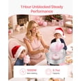 thumbnail image 4 of VEVOR Commercial Cotton Candy Machine Electric Sugar Floss Maker Stainless Steel Pink, 4 of 9