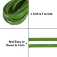 thumbnail image 3 of Flat Leather Cord, 5.5 Yard 8mm Leather String Strips for DIY Crafts, Grass Green, 3 of 6