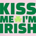 thumbnail image 2 of CafePress - Kiss Me I'm Irish Shamrock Infant Bodysuit - Baby Light Bodysuit, Size Newborn - 24 Months, 2 of 4