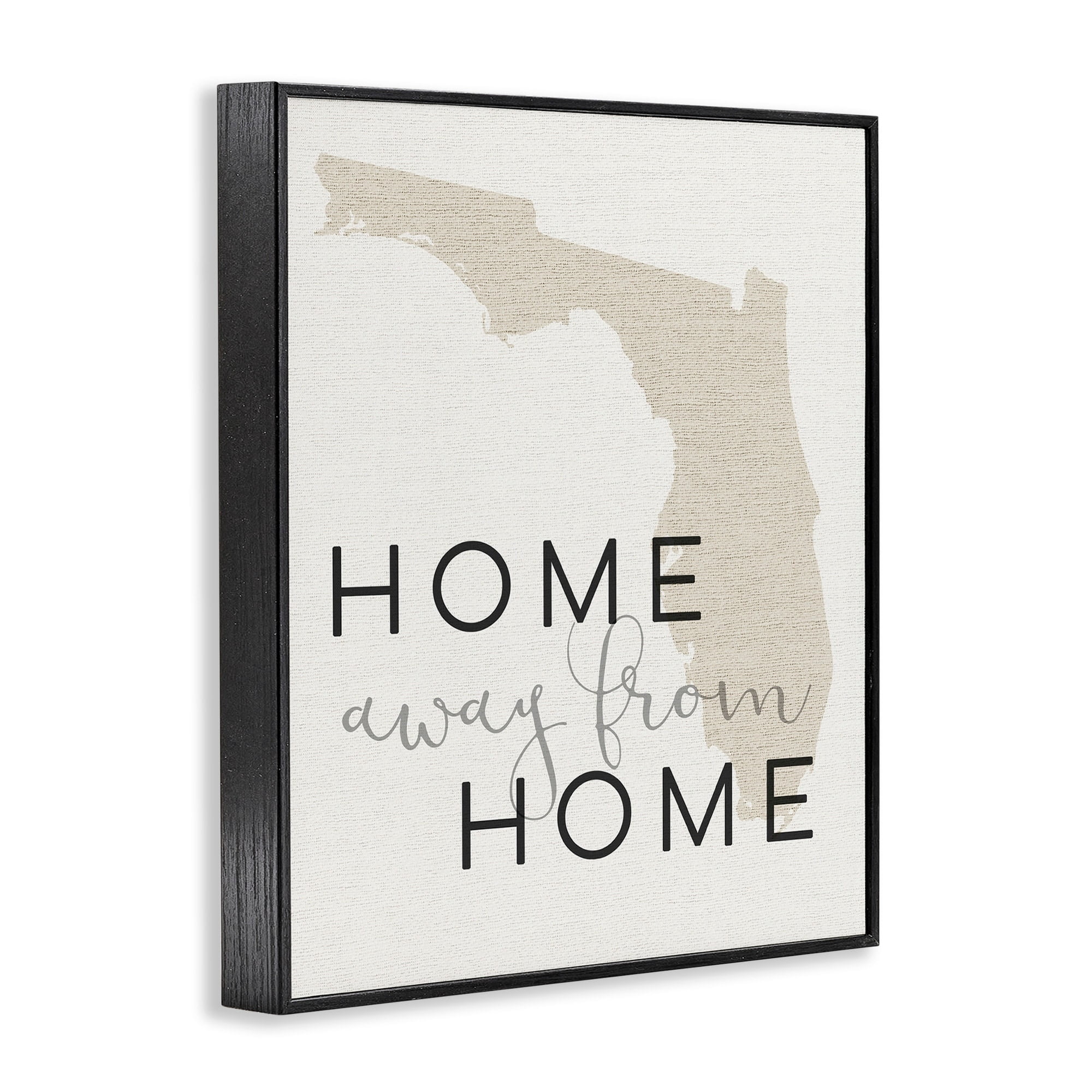Stupell IndustriesHome Sweet Florida Typography Framed Wall Art by Daphne Polselli