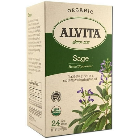 Alvita - Thé Sage bio - 24 sachets de thé