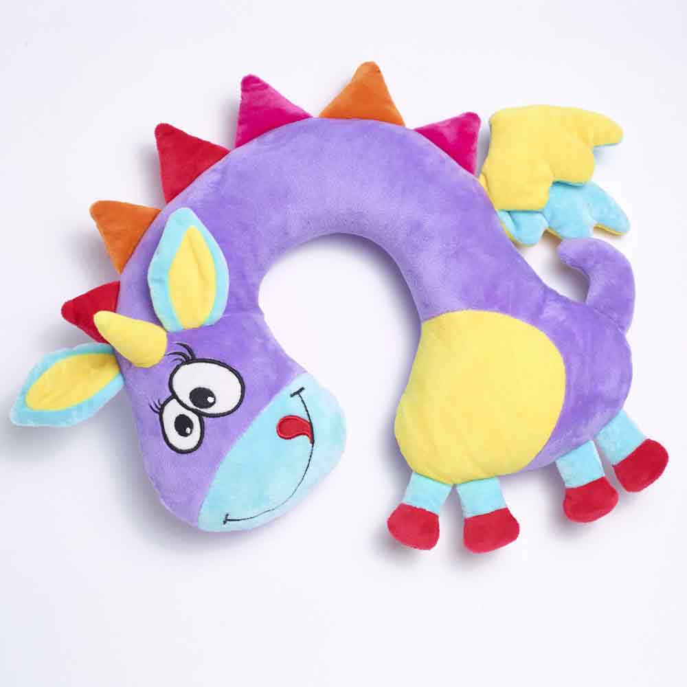 TRAVEL BLUE Mario The Unicorn Travel Pillow for Kids TB288