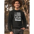 thumbnail image 2 of Fourth Of July Design Sweatshirt Men -Image by Shutterstock, Male 5X-Large, 2 of 4