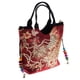 thumbnail image 4 of Bolso de hombro con bordado étnico, bolso de viaje para mujer, bolso vintage con flores de doble cara. Vino rojo, 4 of 9