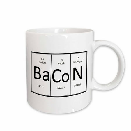 

3dRose BaCoN. Ceramic Mug 15-ounce