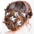 thumbnail image 1 of Horquillas para el pelo con forma de flor para novia, accesorios de respiración para bebés, 1 of 7